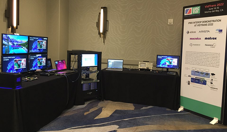 Picture of the VidTrans22 Interop Demonstration